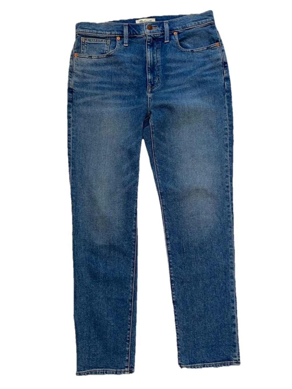 Madewell Roadtripper Jeans Size 29 Slim Boy Vintage Wash High Rise